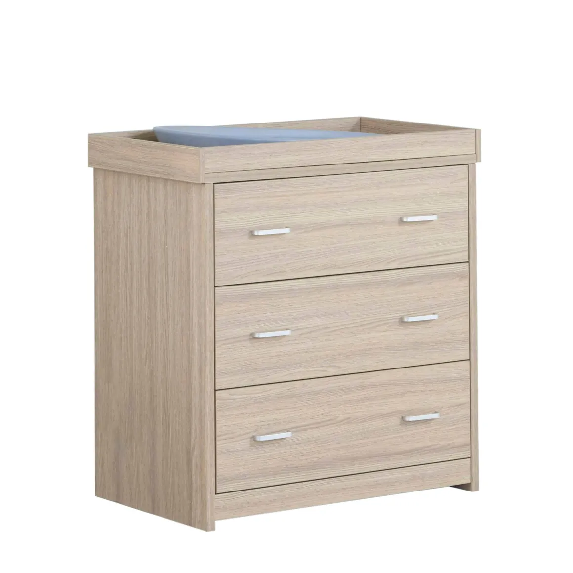 Babymore Luno Oak Room Set 2 piece - Cot Bed with drawer & Chest