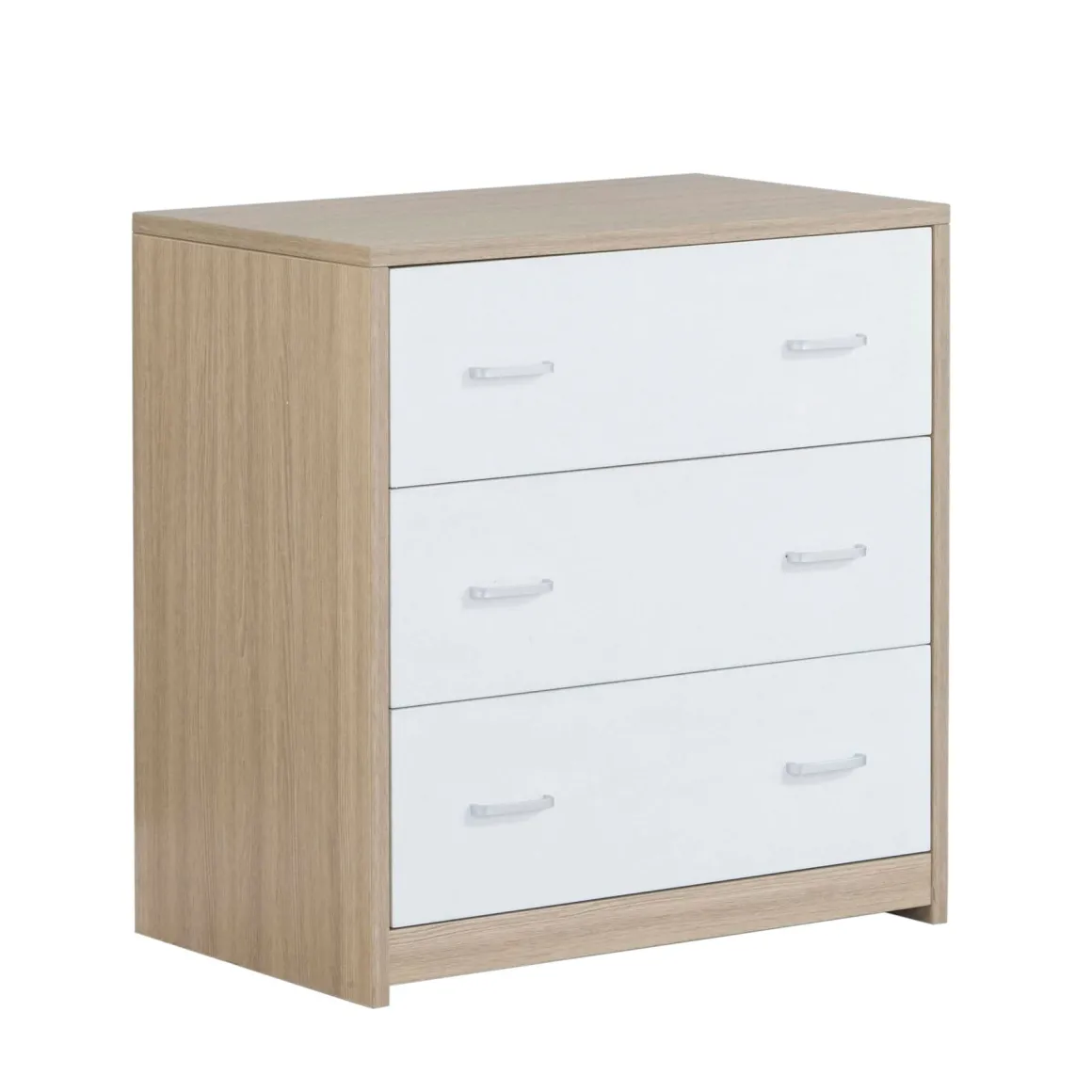 Babymore Luno Veni Chest Changer - White Oak