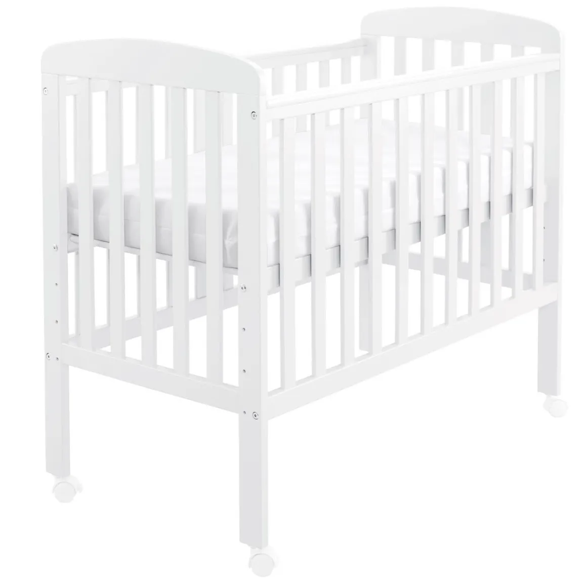 Babymore Space Saver Cot - White