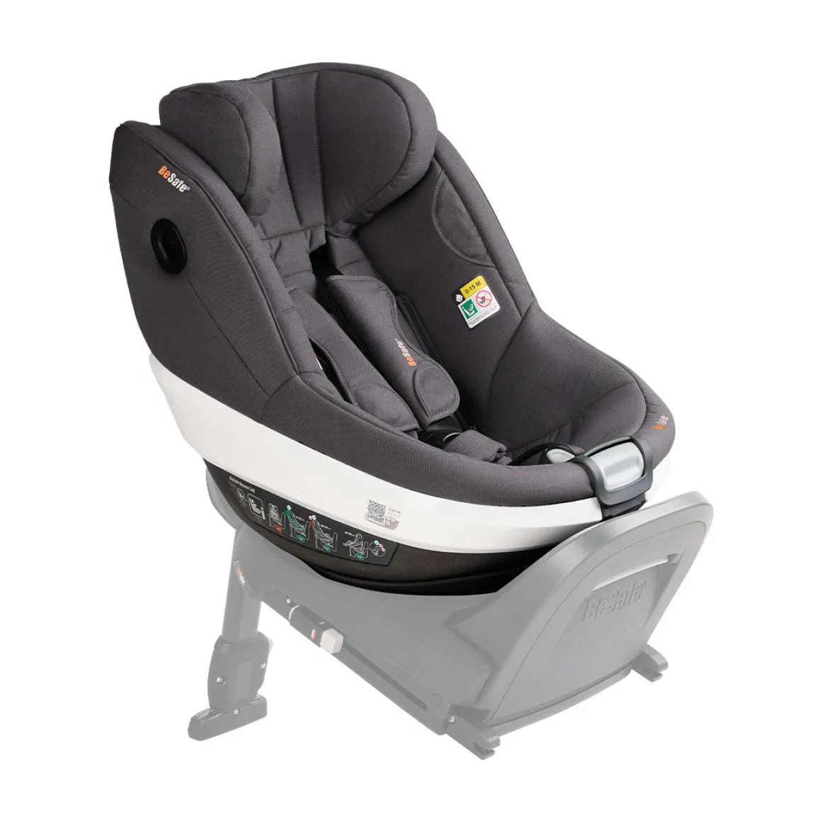 BeSafe Beyond 360 Car Seat - Dark Grey Melange