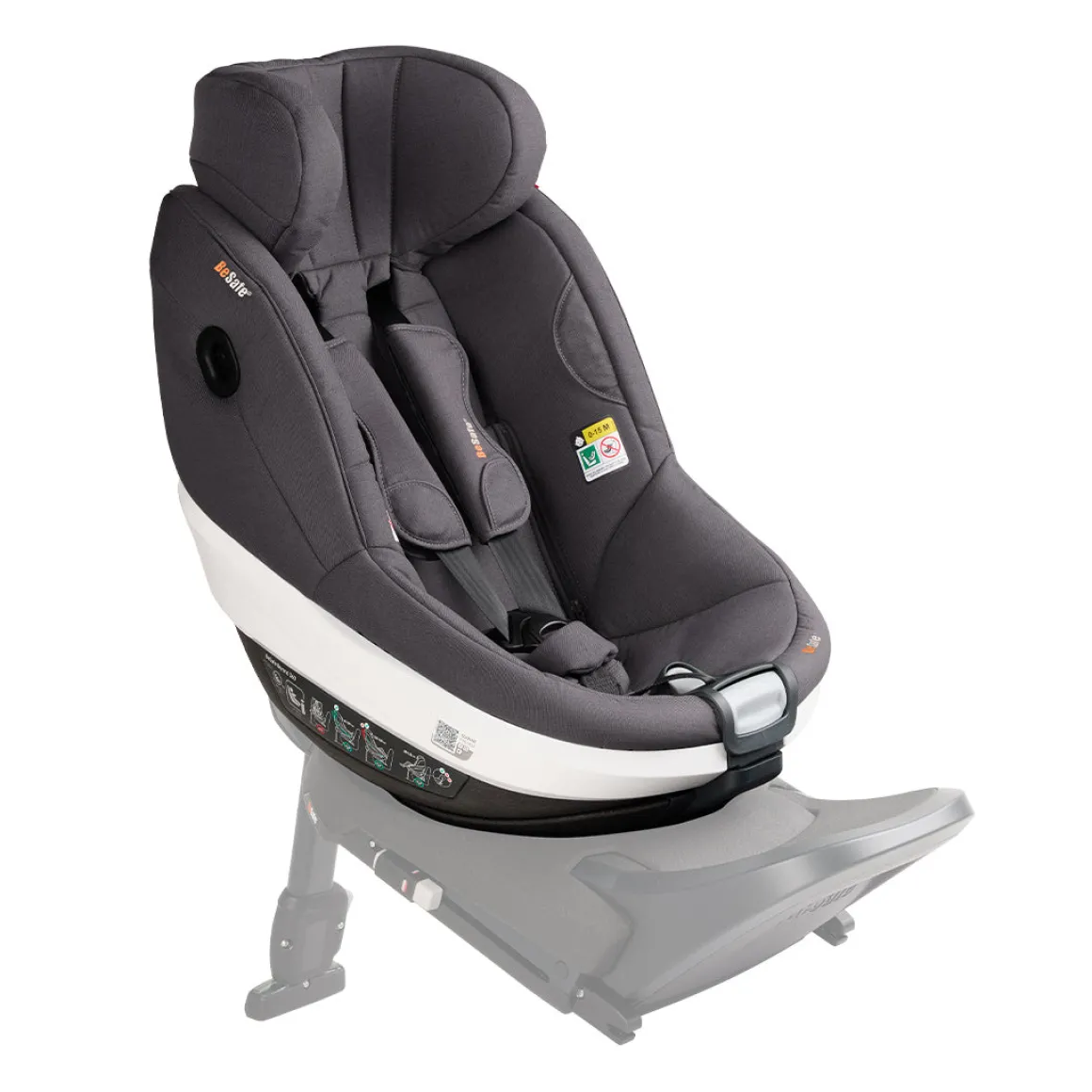 BeSafe Beyond 360 Car Seat - Dark Grey Melange