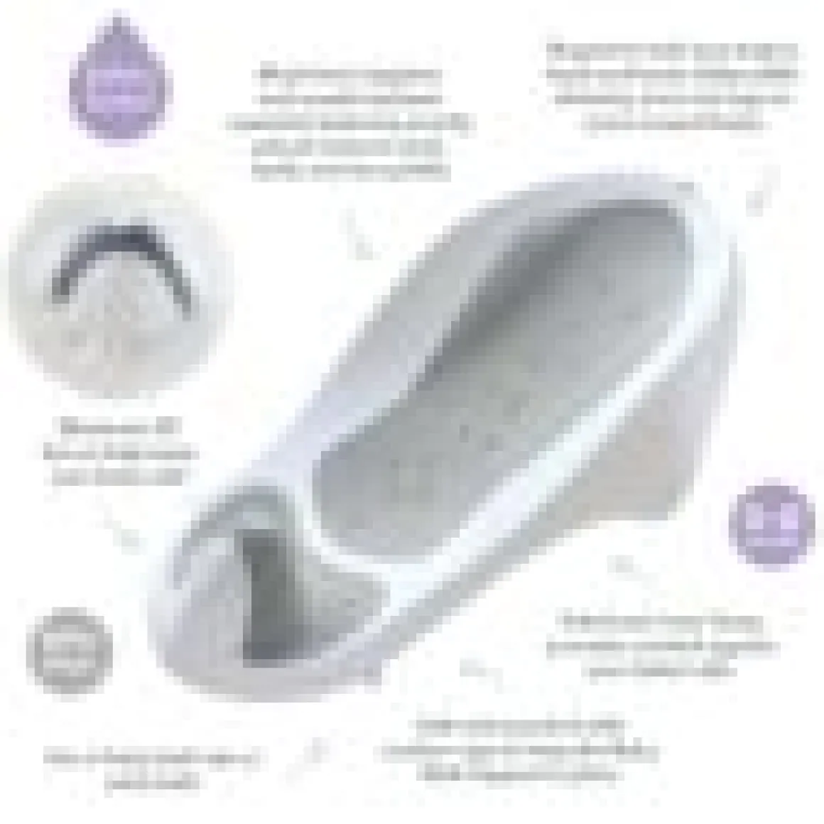 Cheeky Rascals - Soft Touch Baby Bath Support - White/Grey