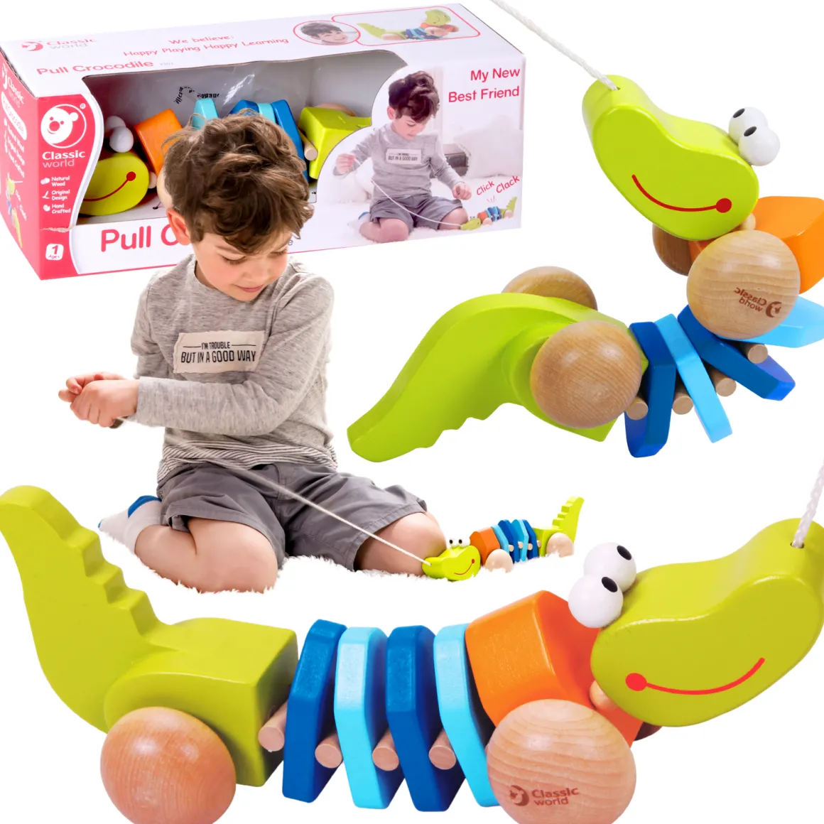 Classic World - Crocodile Pull
