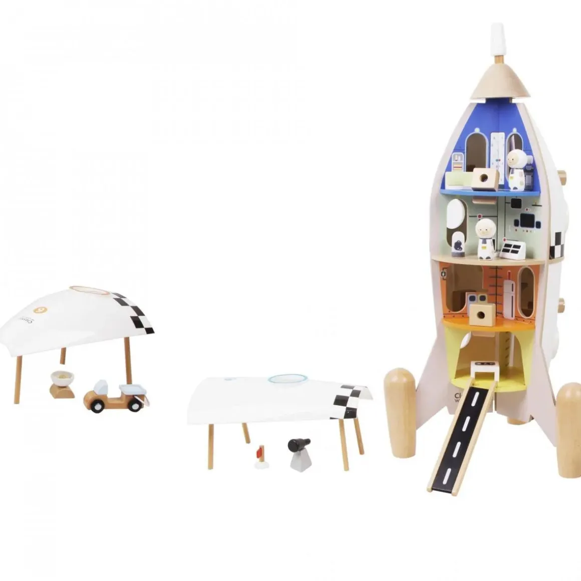 Classic World - Wooden Rocket Ship