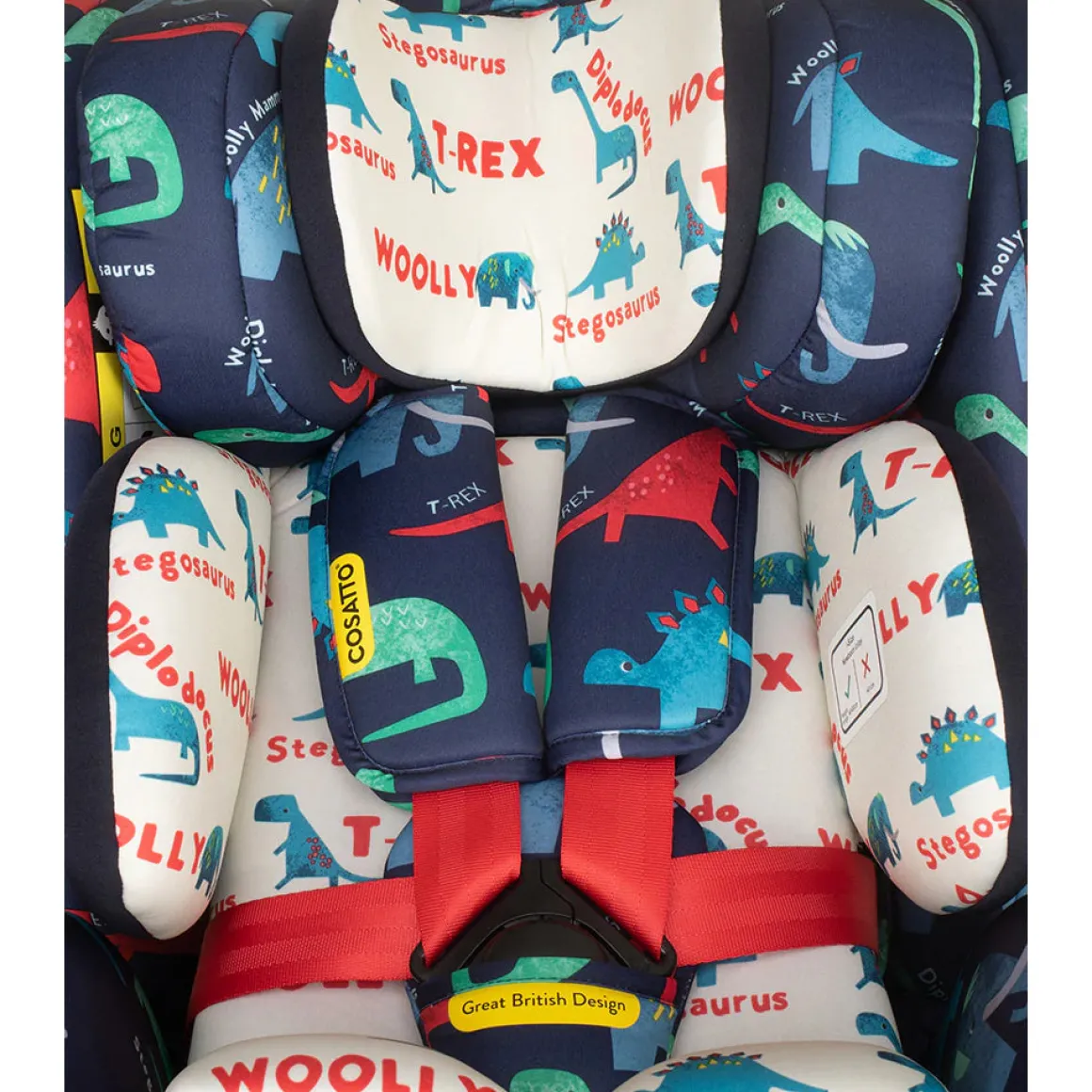 Come and Go i-Size 360 Rotate Car Seat D is for Dino (5PP)