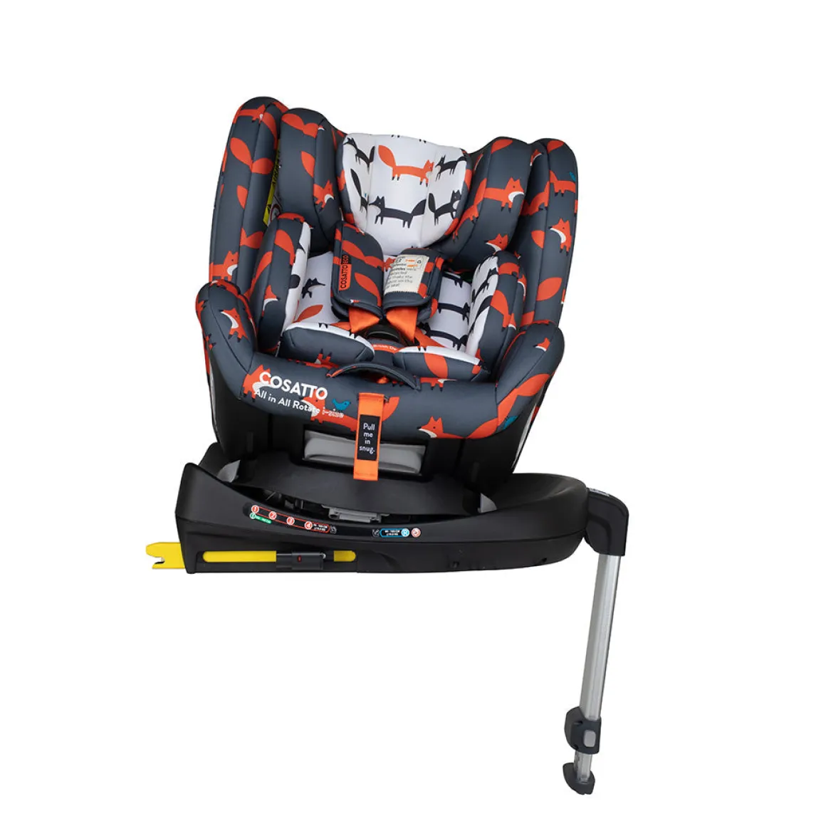 Cosatto All in All 360 Rotate i-Size Car Seat Charcoal Mister Fox