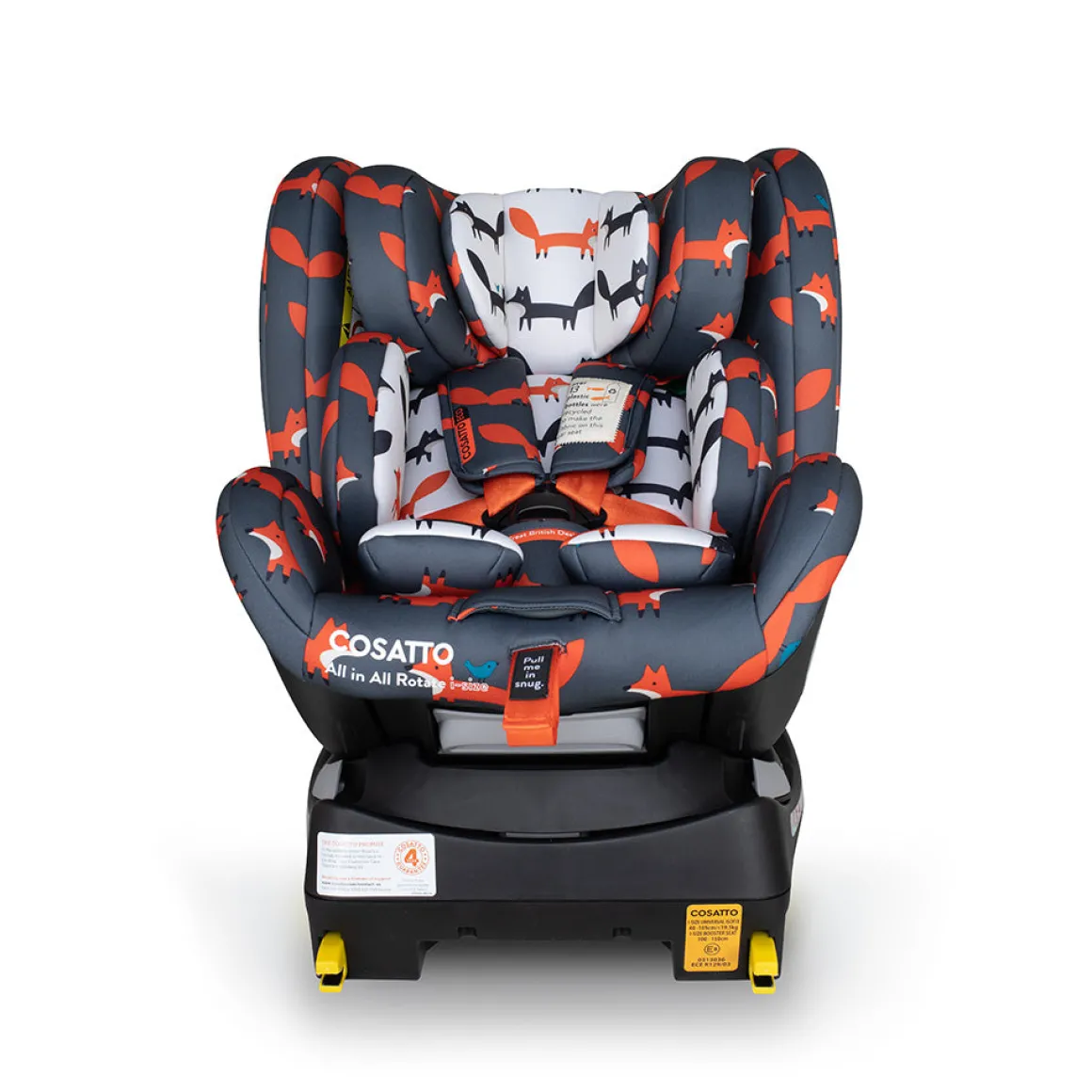 Cosatto All in All 360 Rotate i-Size Car Seat Charcoal Mister Fox