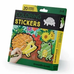 Crocodile Creek - Colouring Stickers - Backyard Friends