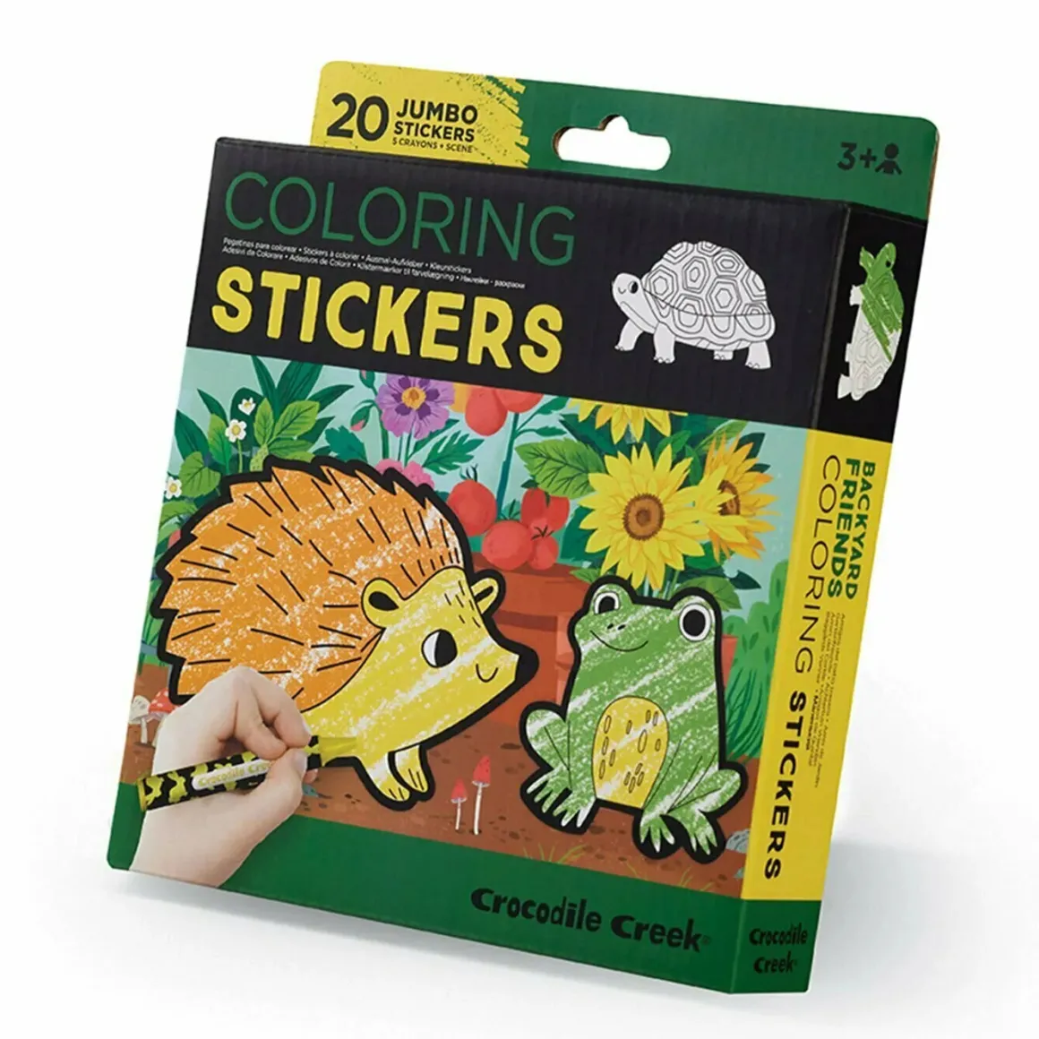 Crocodile Creek - Colouring Stickers - Backyard Friends