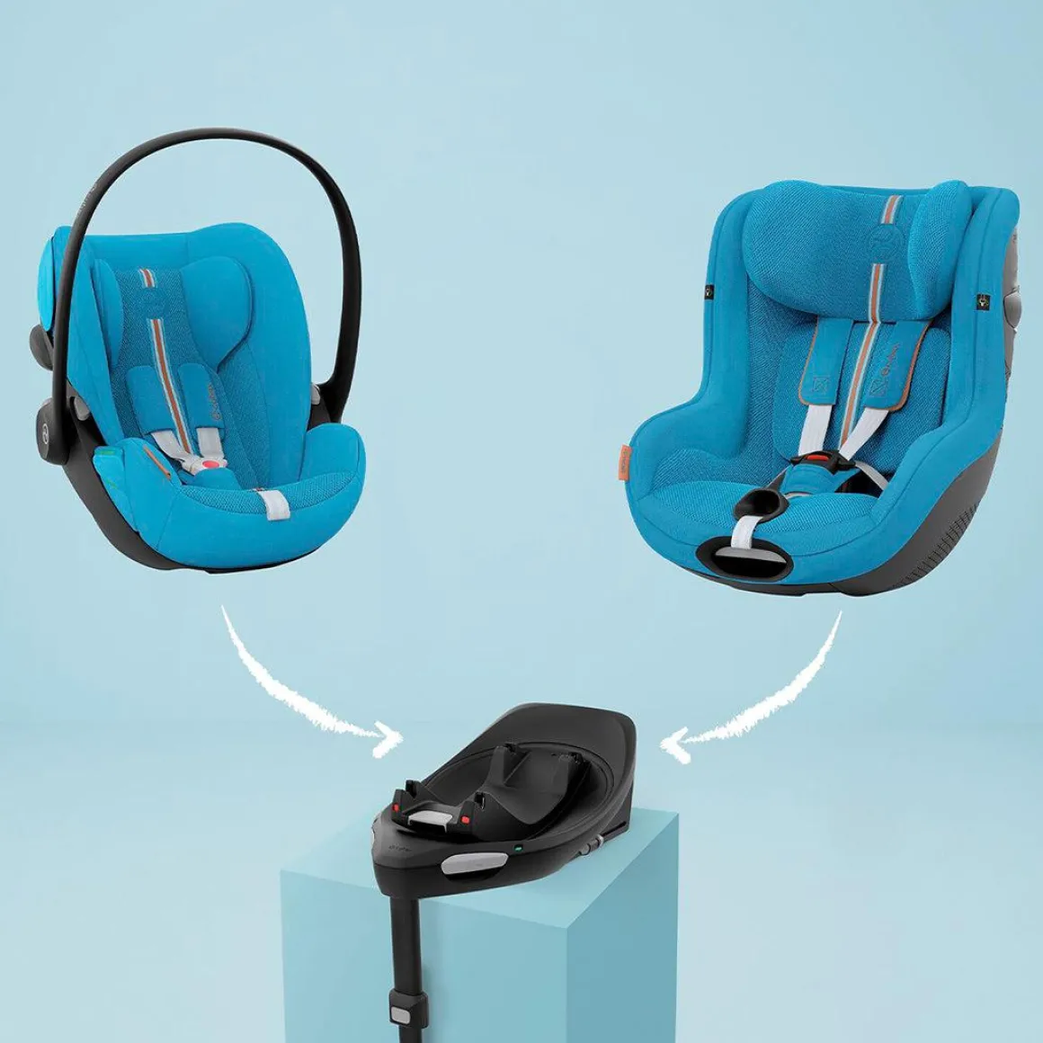 CYBEX 0-4 Years Car Seat Bundle - Moon Black