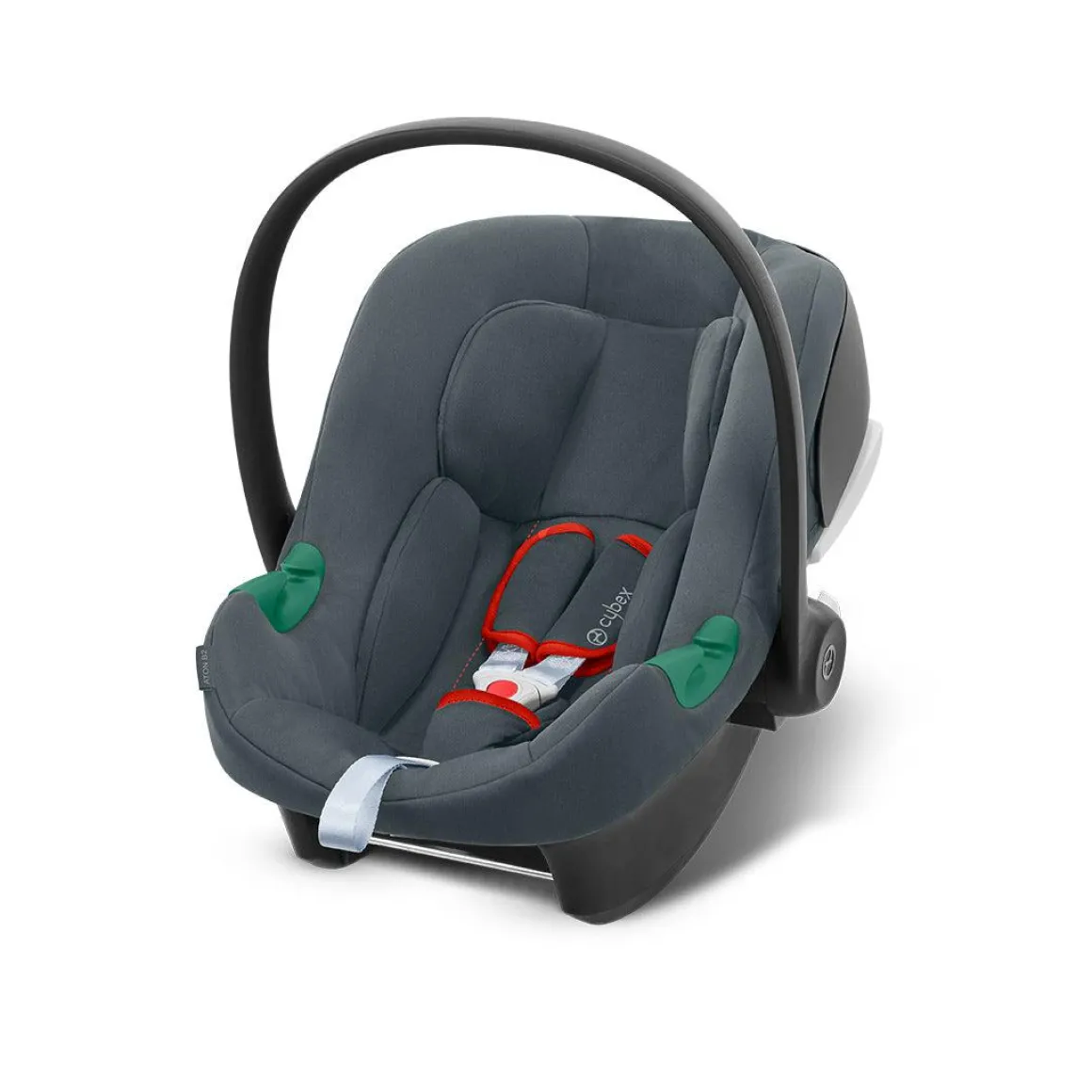 CYBEX Aton B2 i-Size Car Seat + Base One - Steel Grey