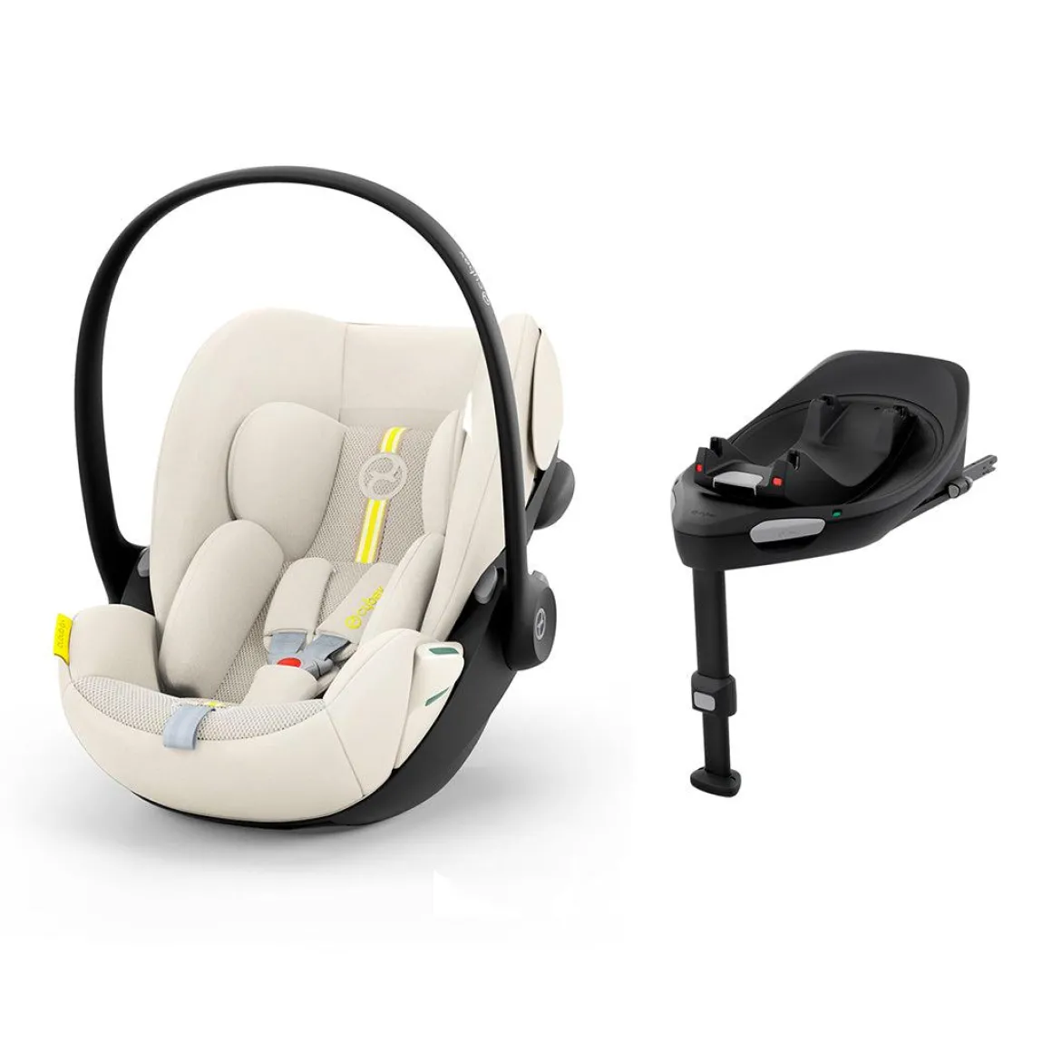 CYBEX Cloud G i-Size Plus Rotating Baby Car Seat - Seashell Beige