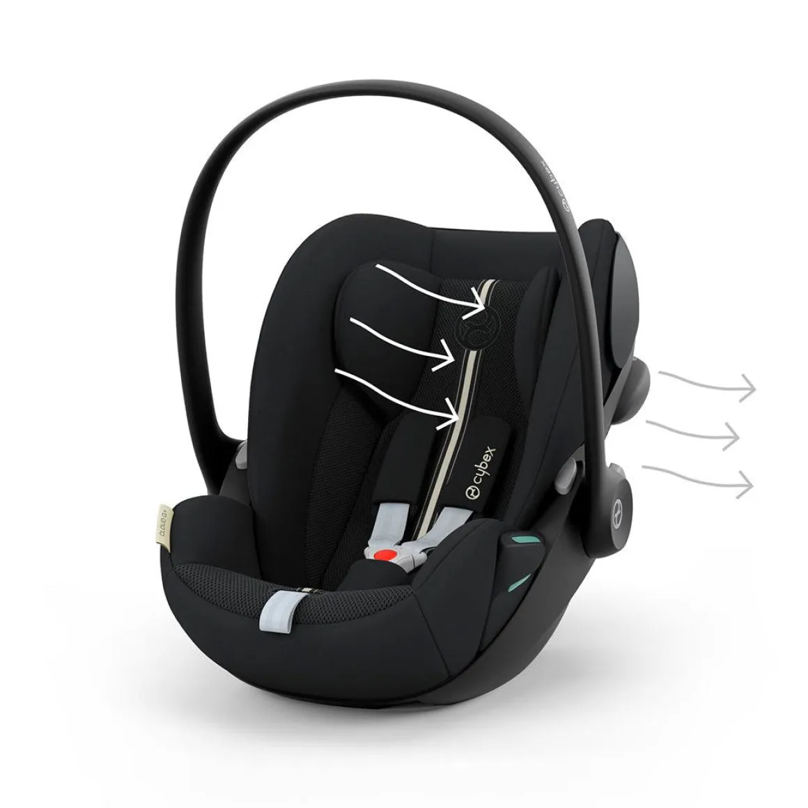 CYBEX Cloud G i-Size Plus Rotating Baby Car Seat - Moon Black