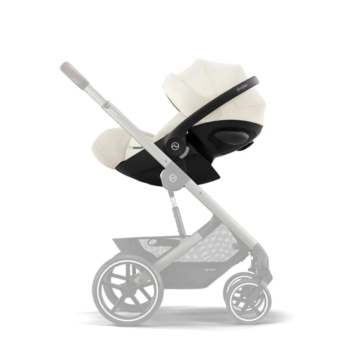 CYBEX Cloud G i-Size Plus Rotating Baby Car Seat - Seashell Beige
