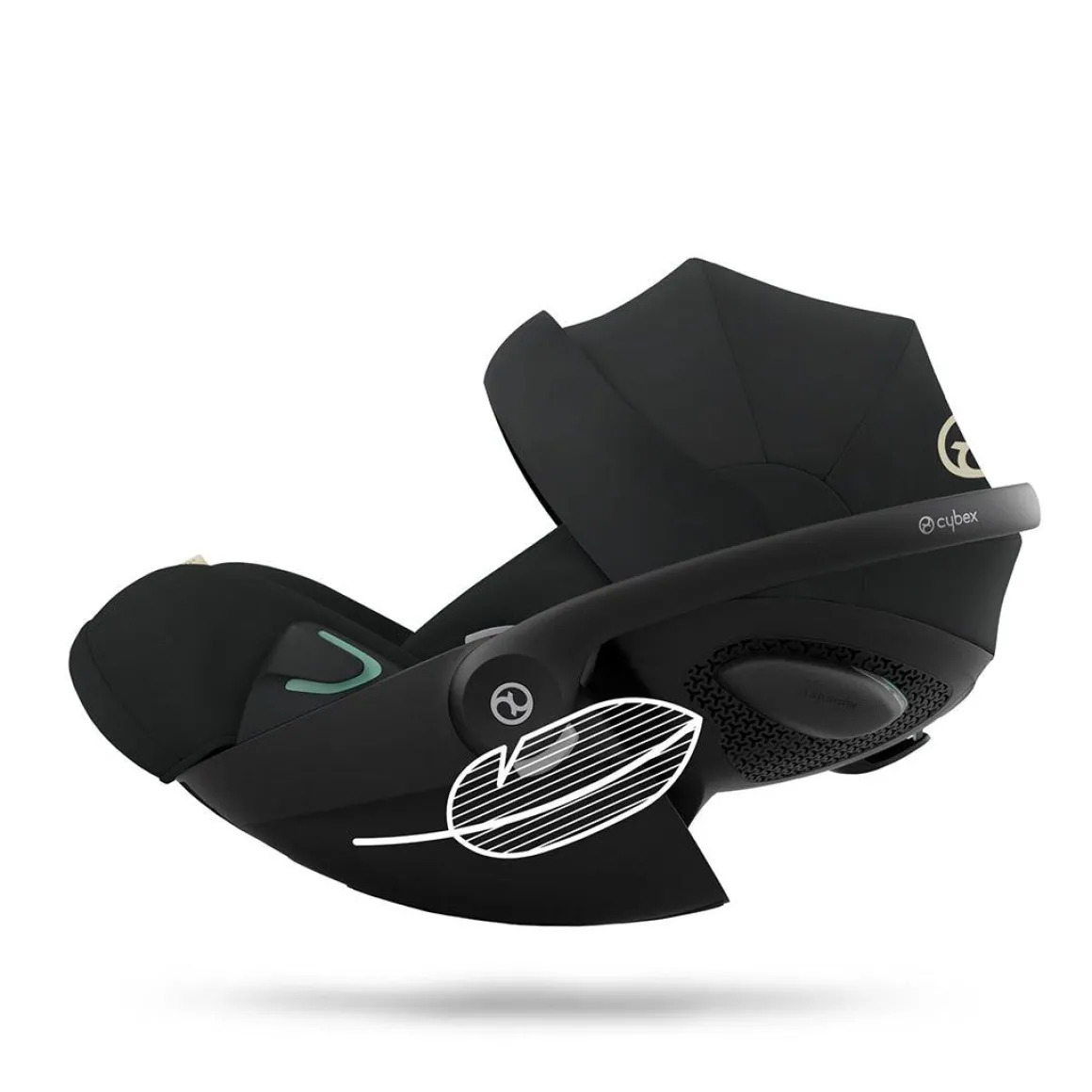 CYBEX Cloud G i-Size Plus Rotating Baby Car Seat - Moon Black