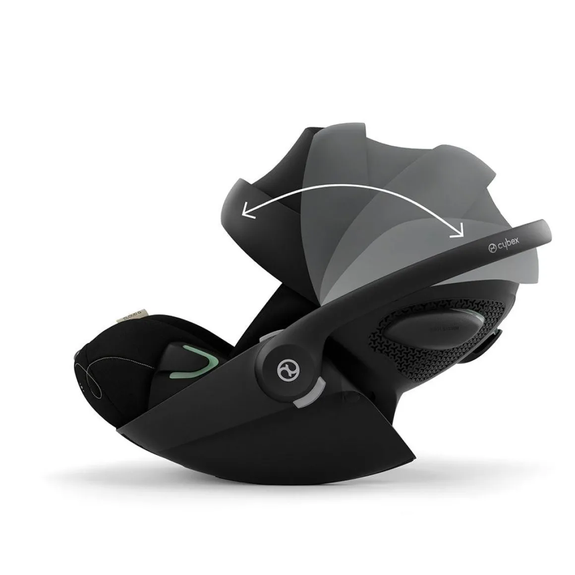 CYBEX Cloud G i-Size Rotating Baby Car Seat - Moon Black