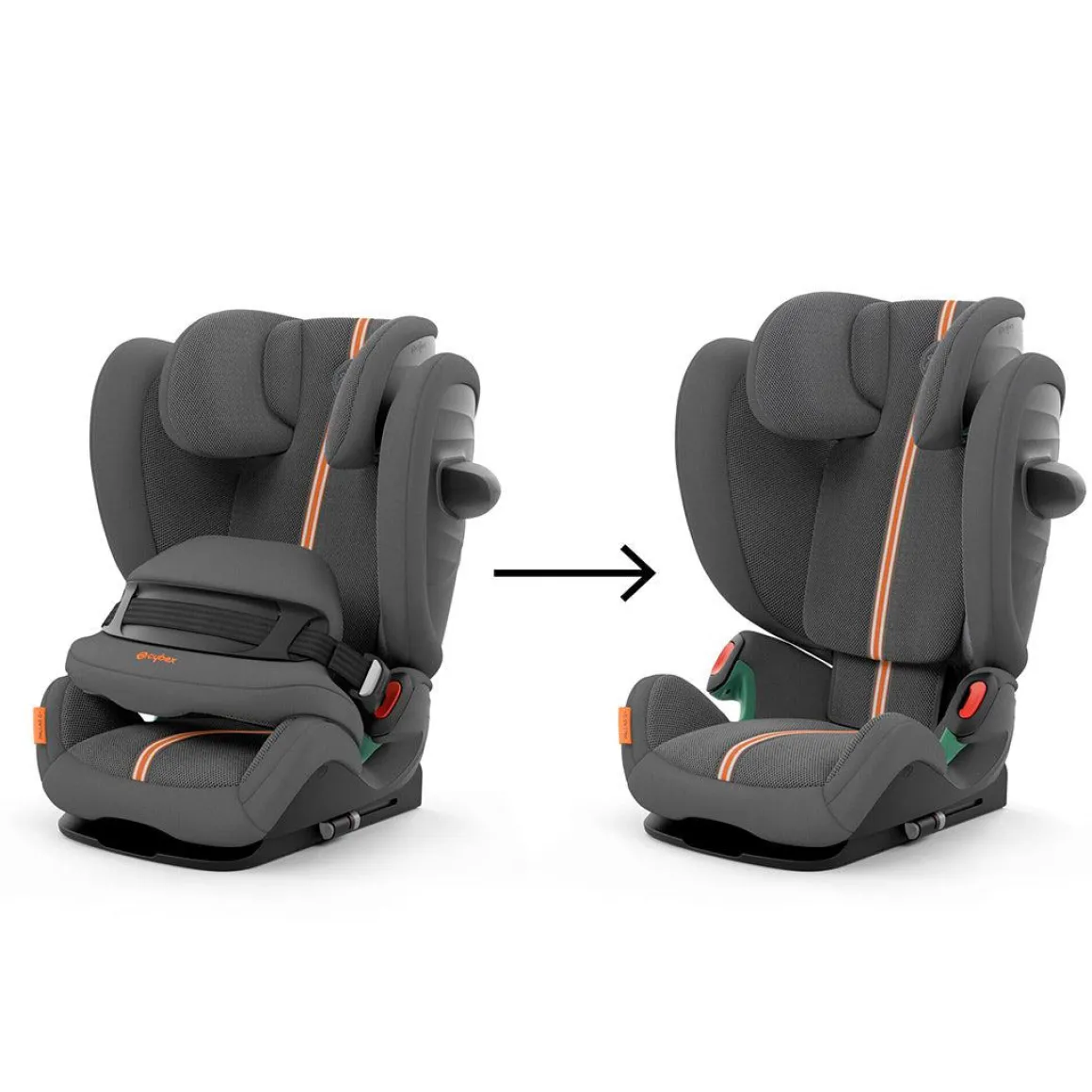 CYBEX Pallas G i-Size Plus Car Seat - Lava Grey