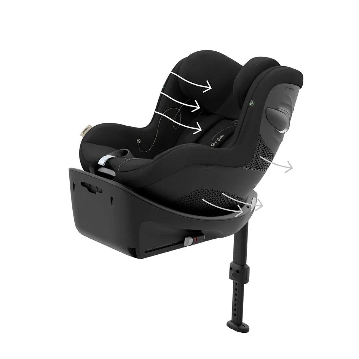 CYBEX Sirona G i-Size Car Seat - Moon Black