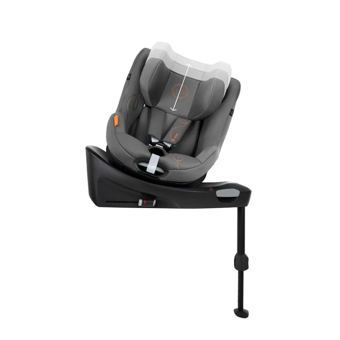CYBEX Sirona Gi i-Size 360 Car Seat - Lava Grey