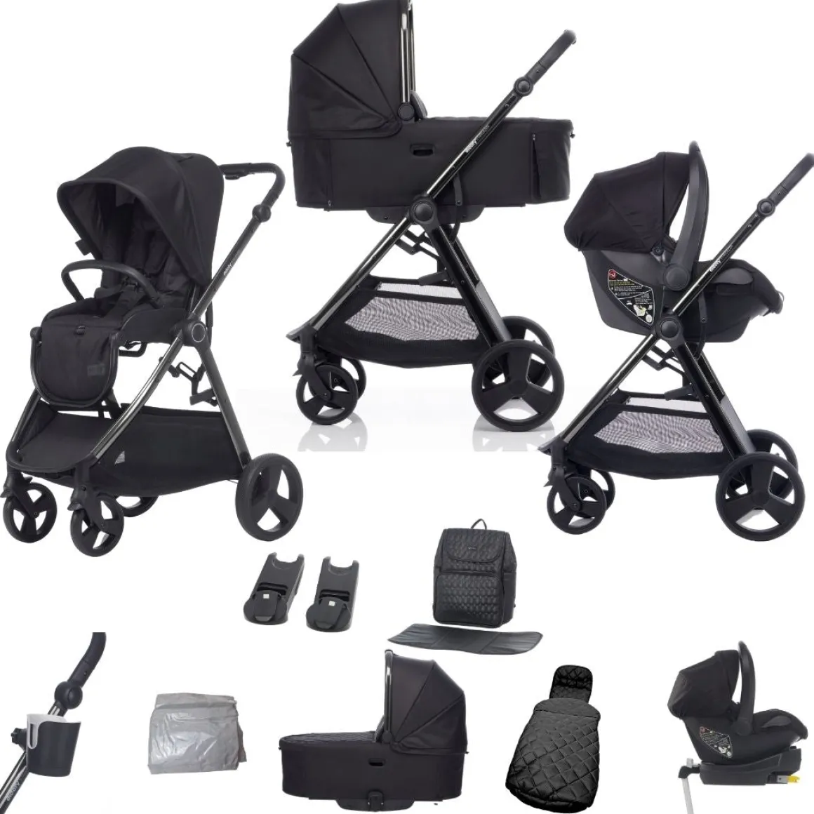 Didofy - Stargazer Travel System - 11 piece Bundle - Black