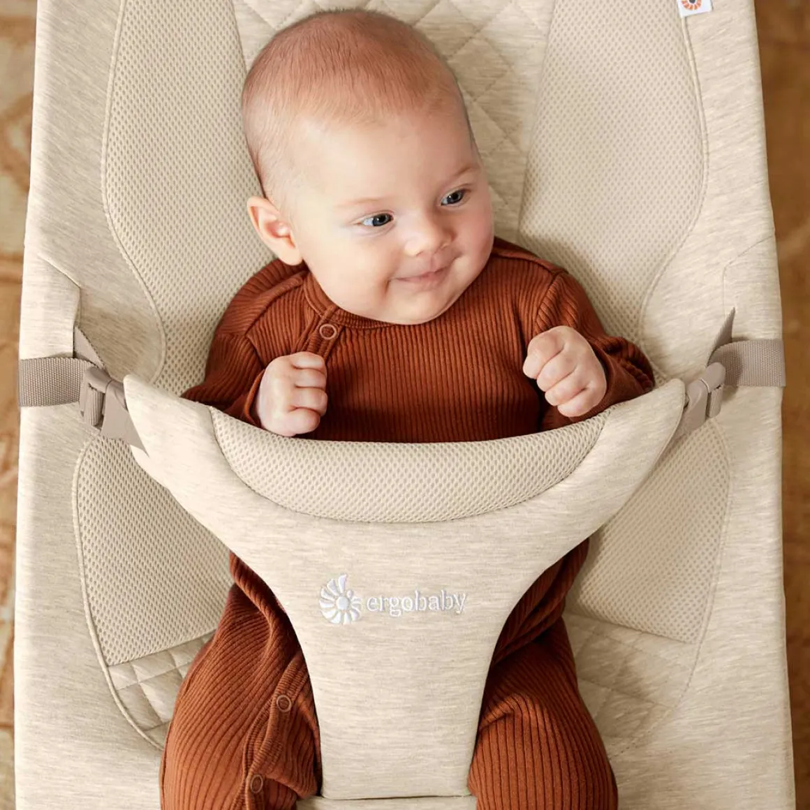ErgoBaby Evolve Bouncer - Peach