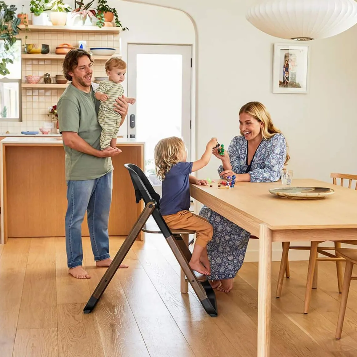 Ergobaby Evolve 2-in-1 Highchair - Dark Wood