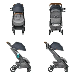 Ergobaby Metro+ Deluxe Compact Stroller - London Grey