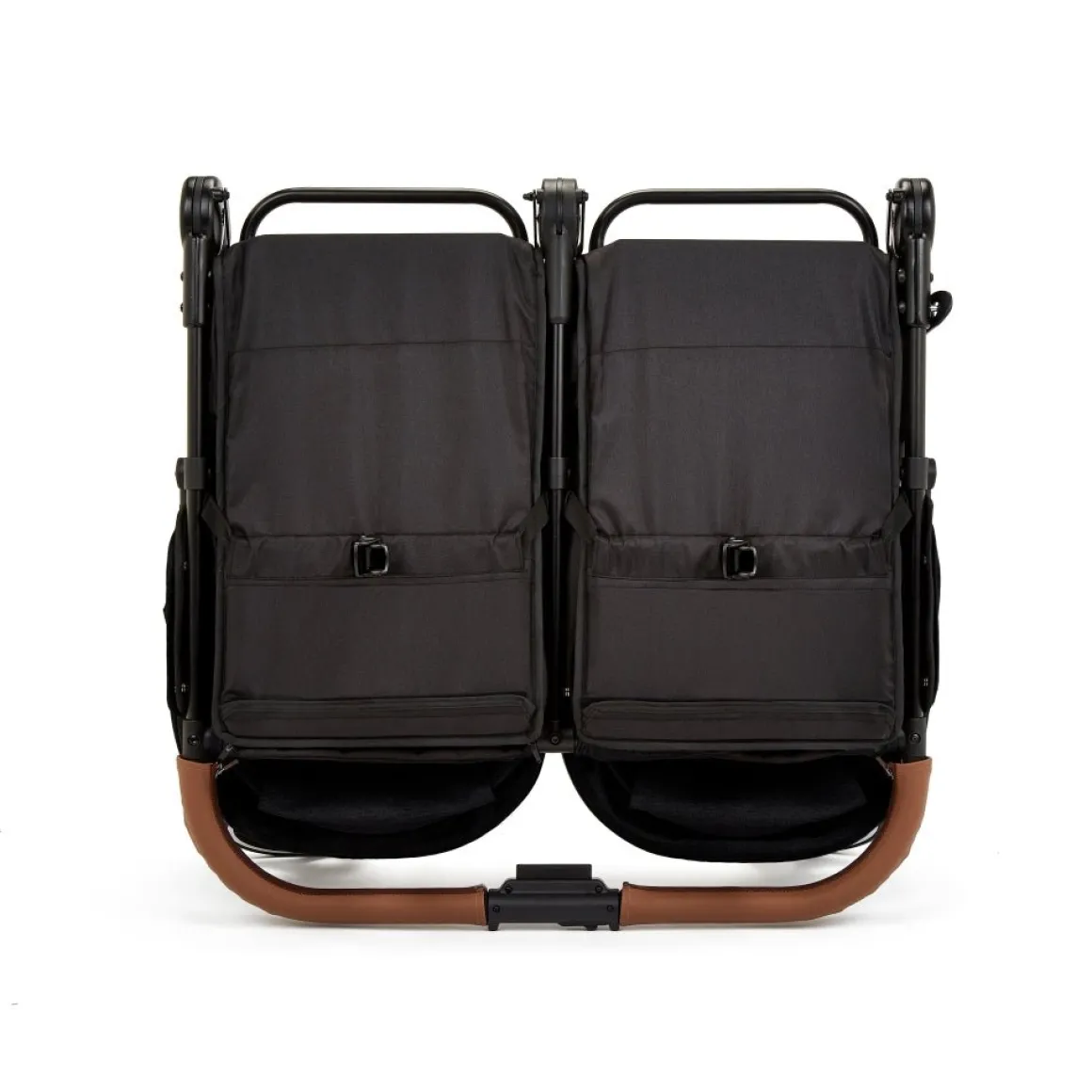 Ex Display - Ickle Bubba Venus MAX Double Stroller - Black / Tan