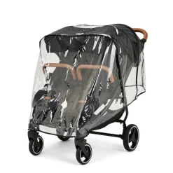 Ex Display - Ickle Bubba Venus MAX Double Stroller - Black / Tan