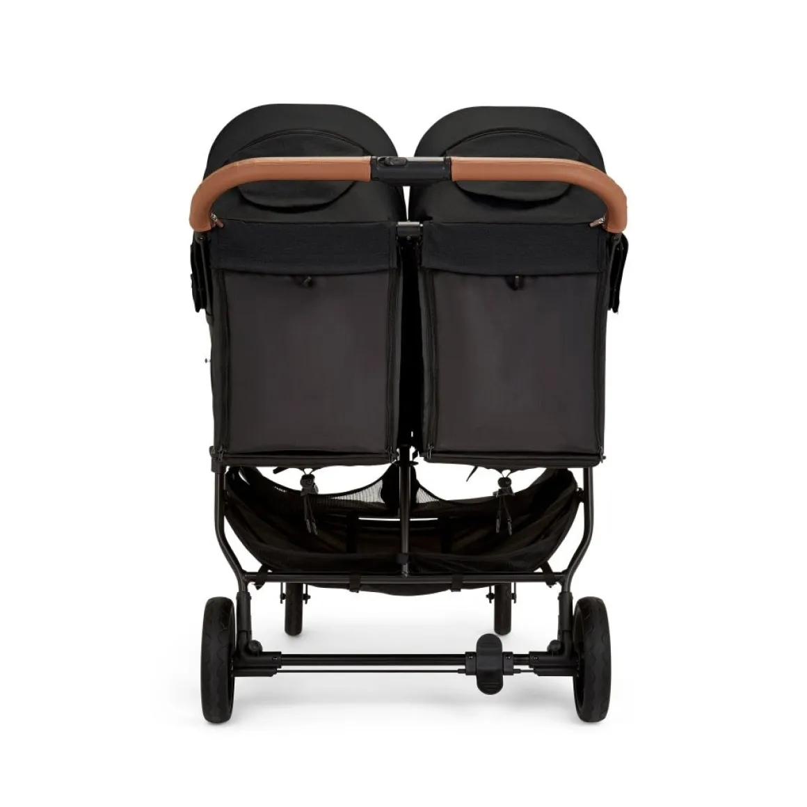 Ex Display - Ickle Bubba Venus MAX Double Stroller - Black / Tan