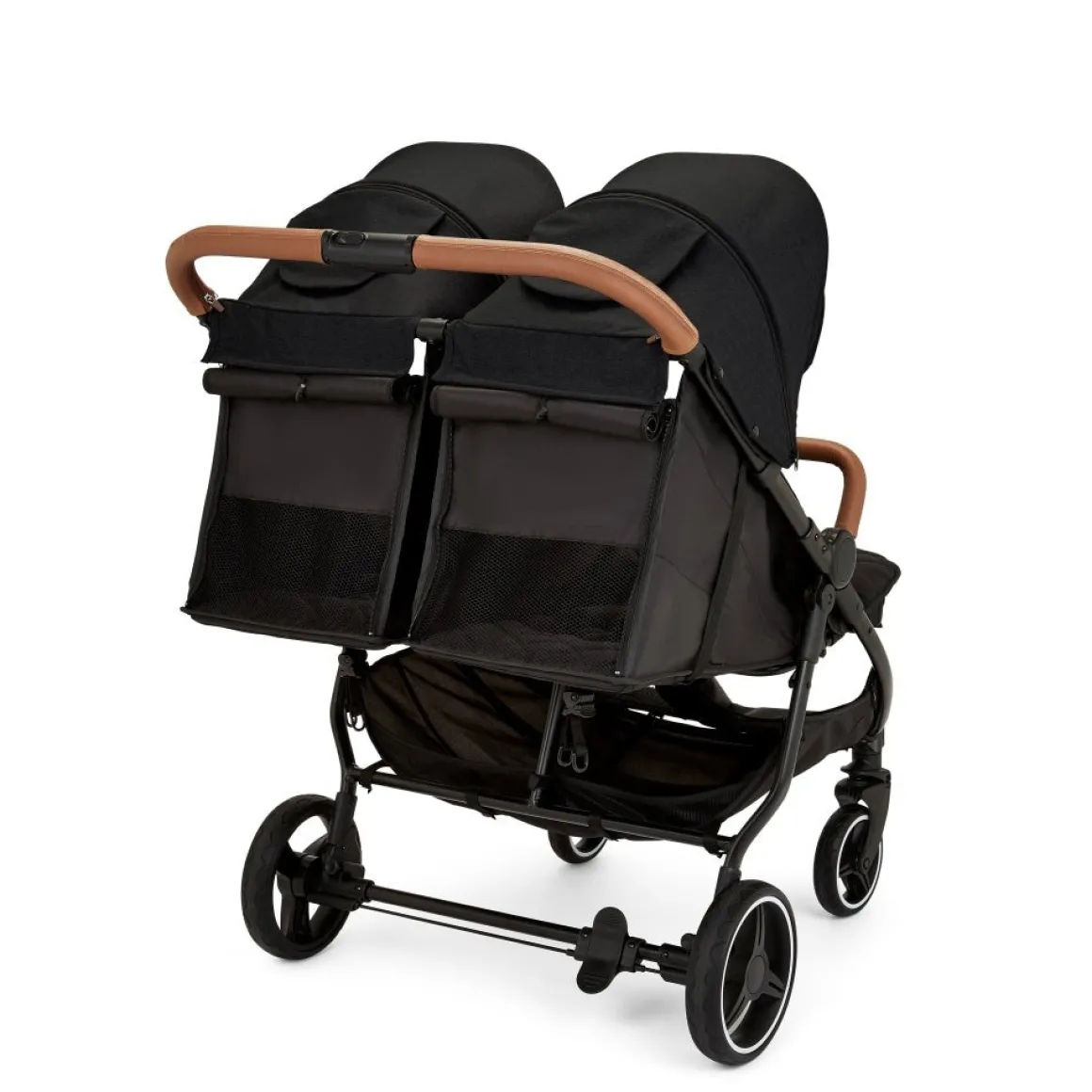 Ex Display - Ickle Bubba Venus MAX Double Stroller - Black / Tan