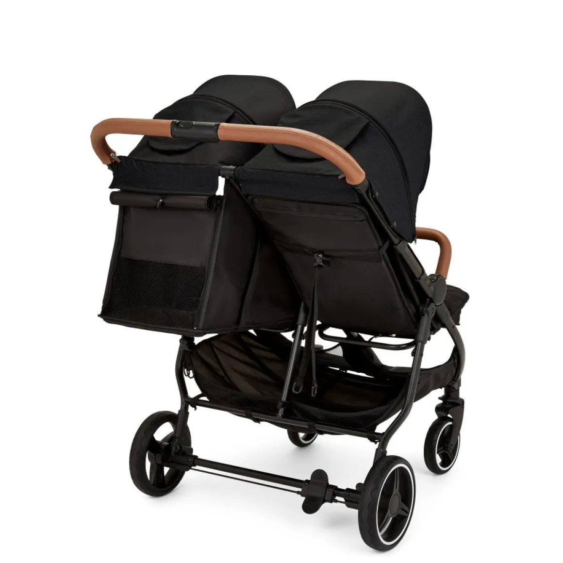 Ex Display - Ickle Bubba Venus MAX Double Stroller - Black / Tan