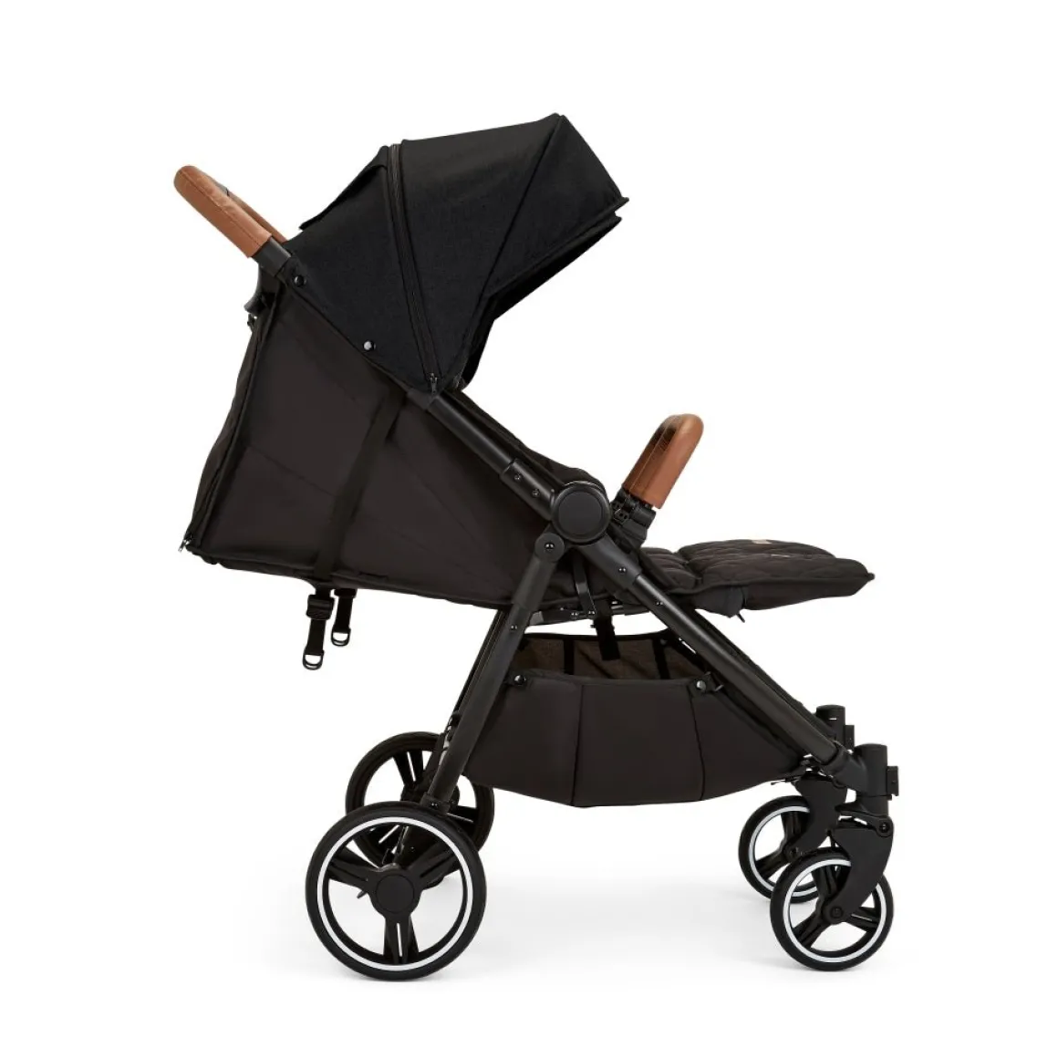 Ex Display - Ickle Bubba Venus MAX Double Stroller - Black / Tan