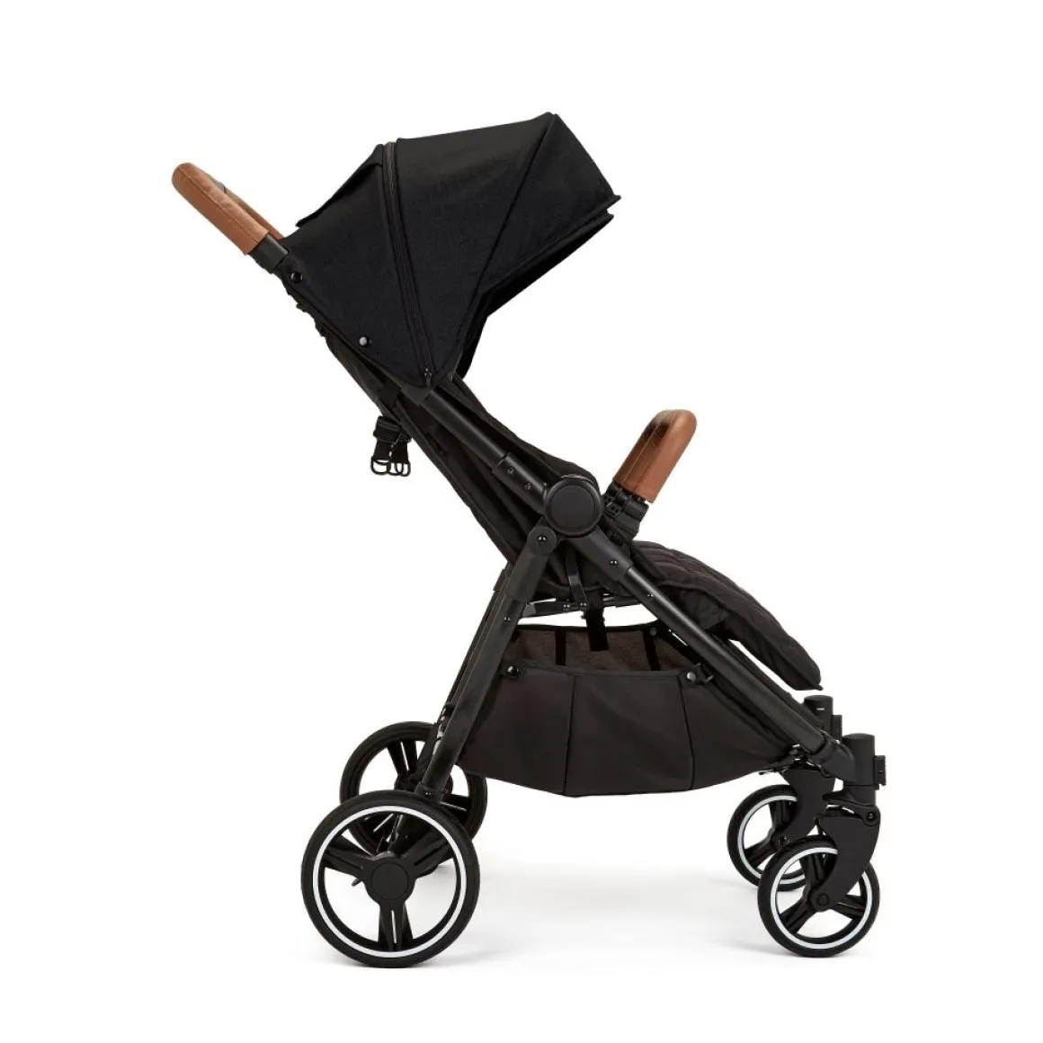 Ex Display - Ickle Bubba Venus MAX Double Stroller - Black / Tan