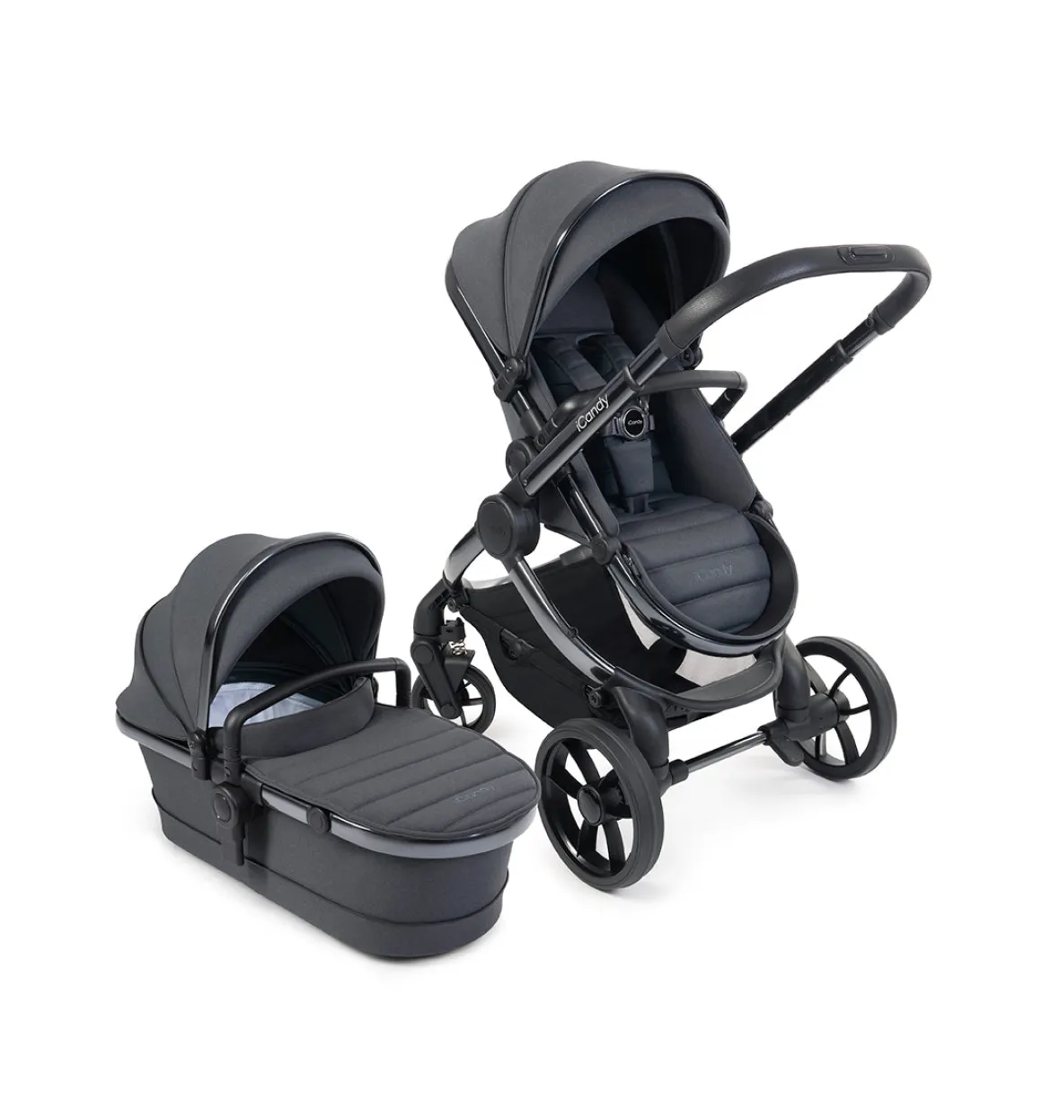 iCandy Peach 7 Pushchair & Carrycot - Dark Grey