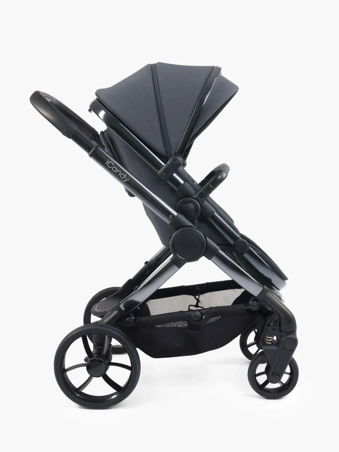 iCandy Peach 7 Pushchair & Carrycot Complete Bundle - Dark Grey