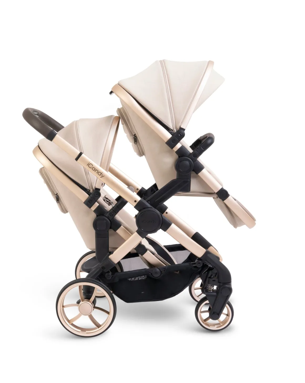 iCandy Peach 7 Pushchair & Carrycot - Double Bundle - Biscotti