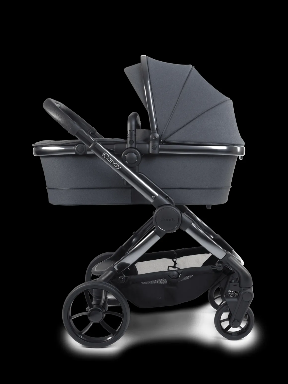 iCandy Peach 7 Pushchair & Carrycot Complete Bundle - Dark Grey
