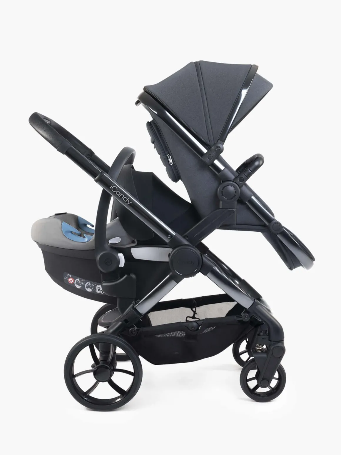 iCandy Peach 7 Pushchair & Carrycot - Double Bundle - Truffle