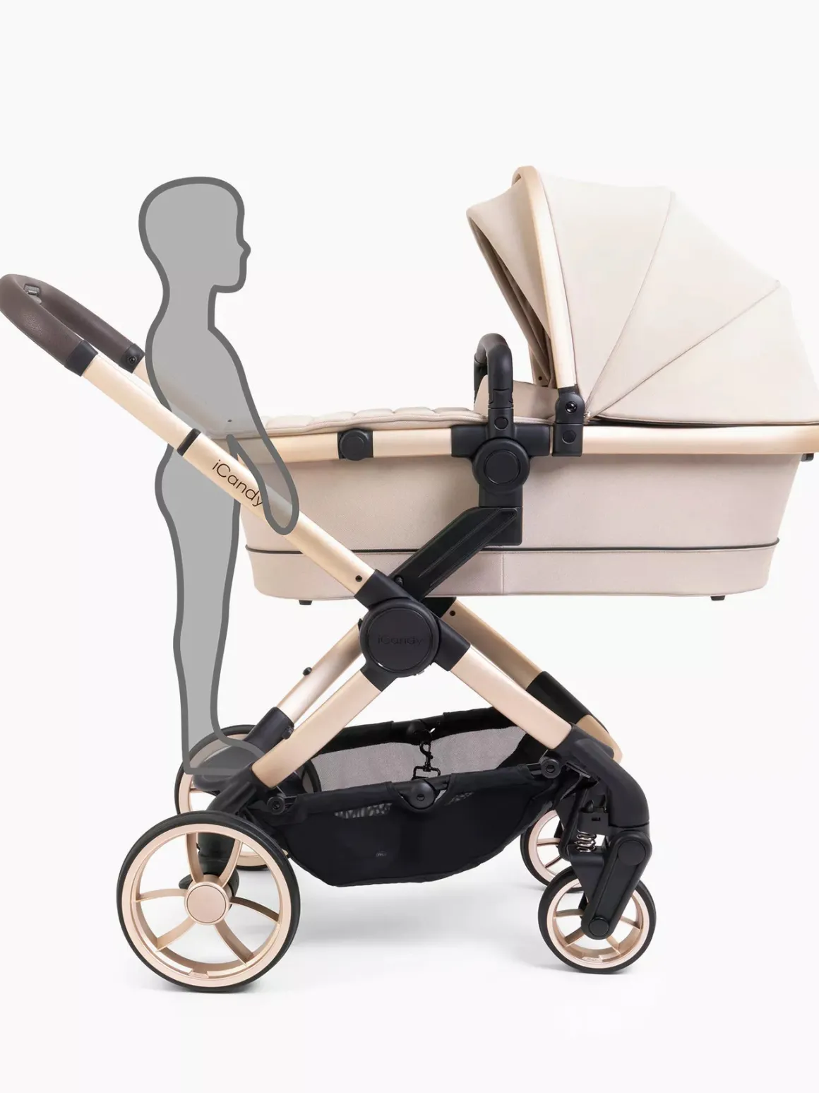 iCandy Peach 7 Pushchair & Carrycot - Double Bundle - Biscotti