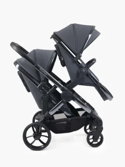 iCandy Peach 7 Pushchair & Carrycot - Twin Bundle - Dark Grey