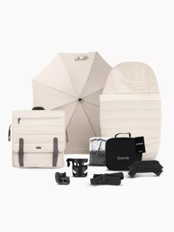 iCandy Peach 7 Pushchair & Carrycot Complete Bundle- Biscotti