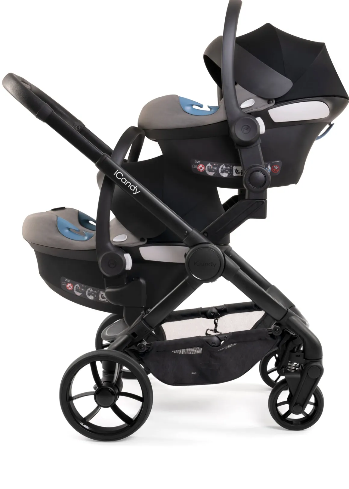 iCandy Peach 7 Pushchair & Carrycot - Twin Bundle - Cookie