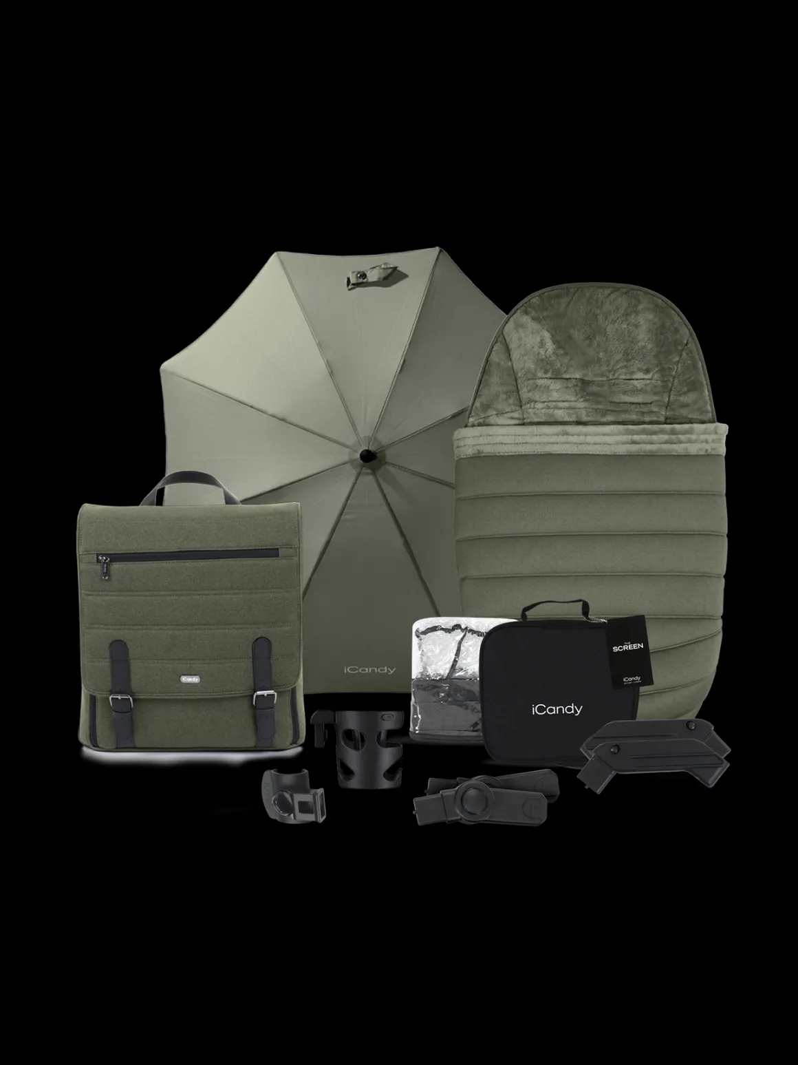 iCandy Peach 7 Pushchair & Carrycot Complete Bundle - Ivy