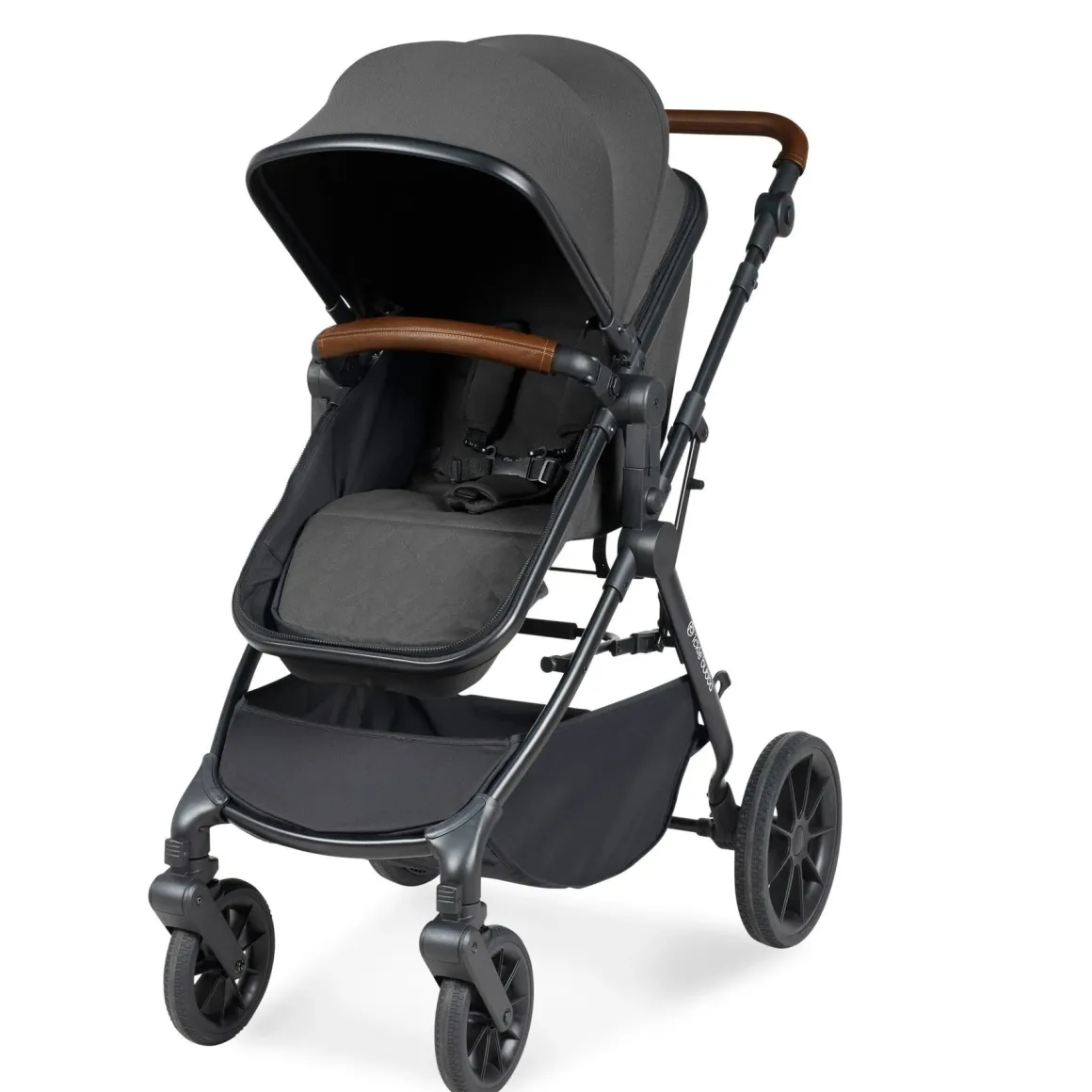 Ickle Bubba - Cosmo 2 in 1 Pushchair Set - Black/Tan
