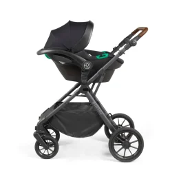 Ickle Bubba - Cosmo All in One i-Size Travel System with ISOFIX Base - Graphite/Tan