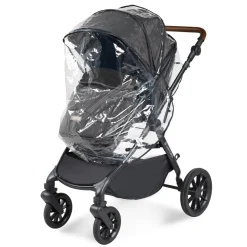 Ickle Bubba - Cosmo All in One i-Size Travel System with ISOFIX Base - Graphite/Tan