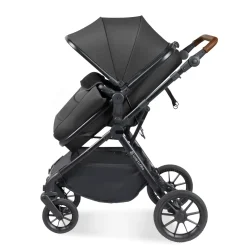 Ickle Bubba - Cosmo All in One i-Size Travel System with ISOFIX Base - Graphite/Tan