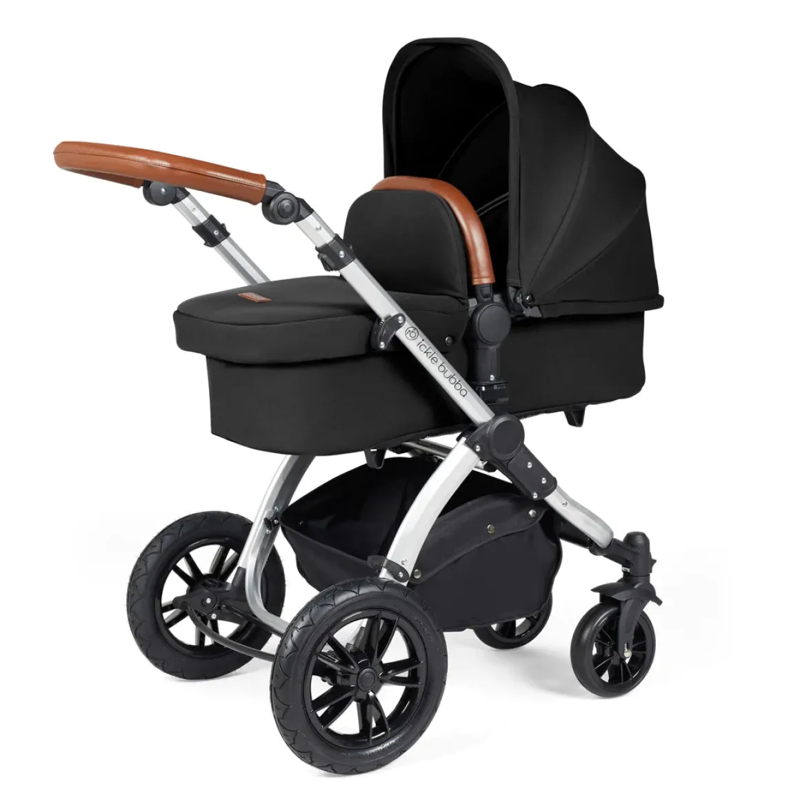 Ickle Bubba - Stomp Luxe - All in One i-Size Stratus Travel System & Isofix Base