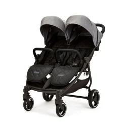 Ickle Bubba Venus Double Stroller - Space Grey / Black